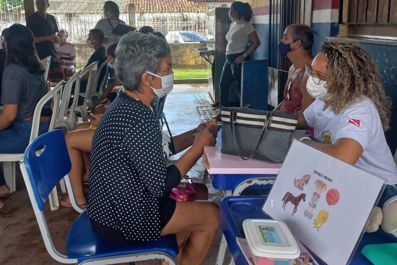 TerPaz itinerante leva serviços de saúde aos moradores do Paracuri, em Icoaraci neste domingo (29)