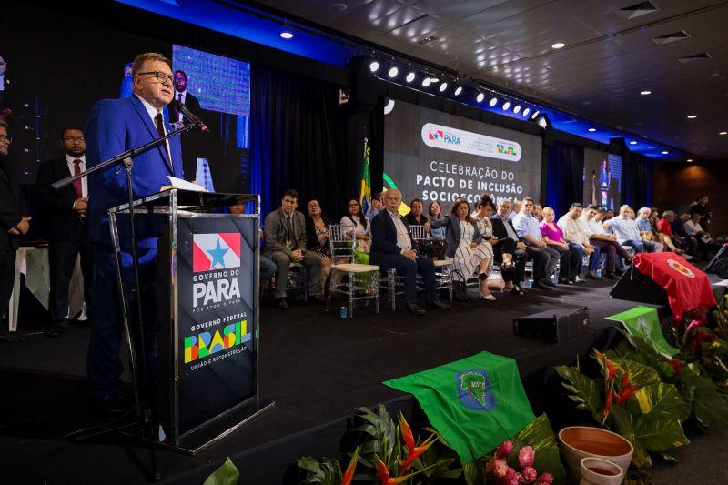 Governo do Pará e União firmam pacto para ampliar acesso da população de baixa renda a projetos e ações sociais