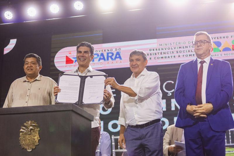 Governo do Pará e União firmam pacto para ampliar acesso da população de baixa renda a projetos e ações sociais