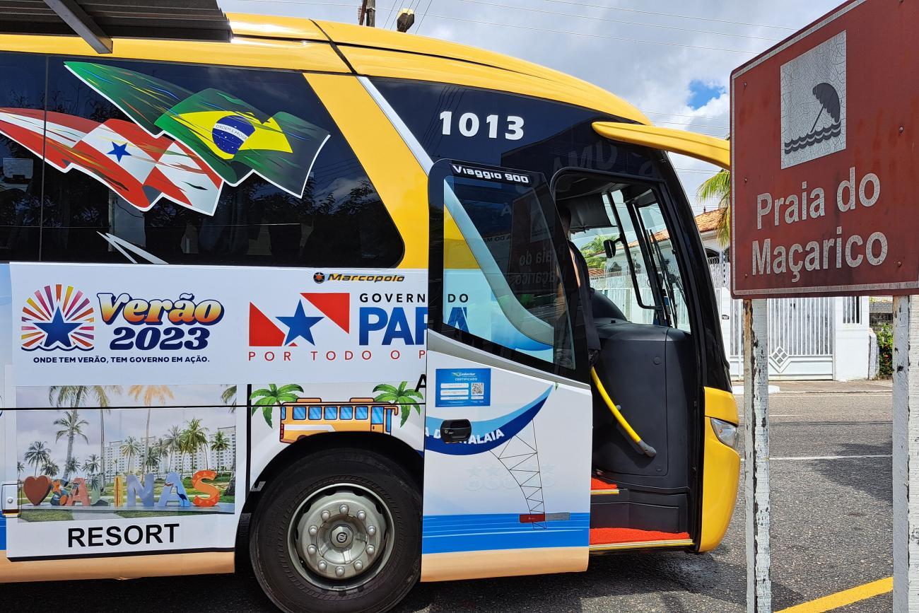 Projeto Praia à Praia do Detran garante transporte gratuito em Salinópolis nas ferias 2023