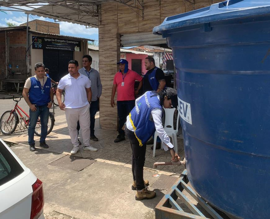 Prefeitura fiscaliza ações da Cosanpa para normalizar fornecimento de água no conjunto da Cohab em Icoaraci