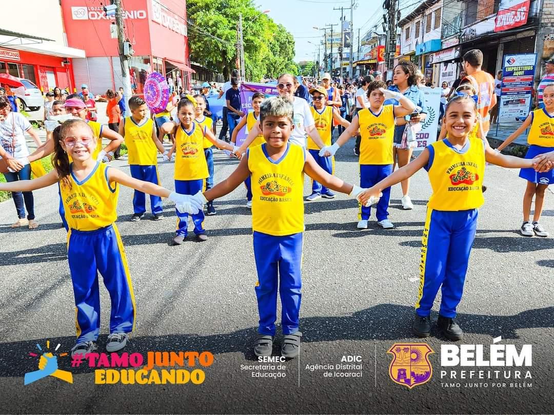 Escolas de Icoaraci celebram o Dia da Raça e a Independência do Brasil