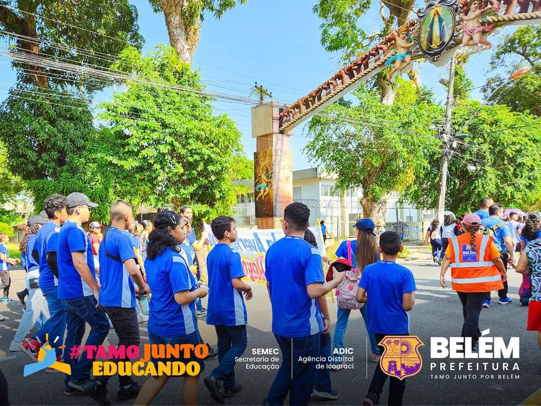 Escolas de Icoaraci celebram o Dia da Raça e a Independência do Brasil