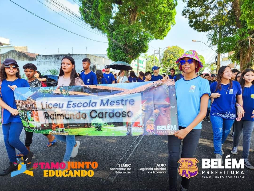 Escolas de Icoaraci celebram o Dia da Raça e a Independência do Brasil