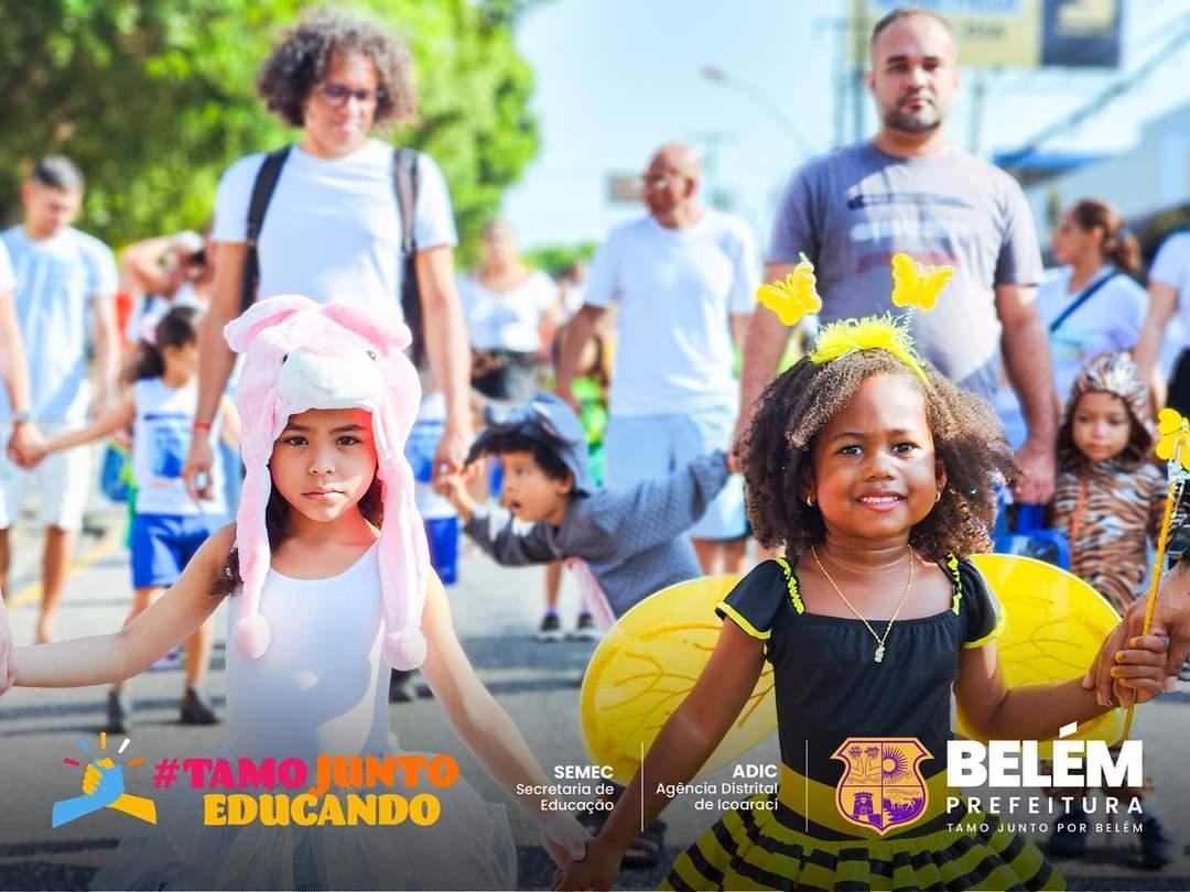 Escolas de Icoaraci celebram o Dia da Raça e a Independência do Brasil