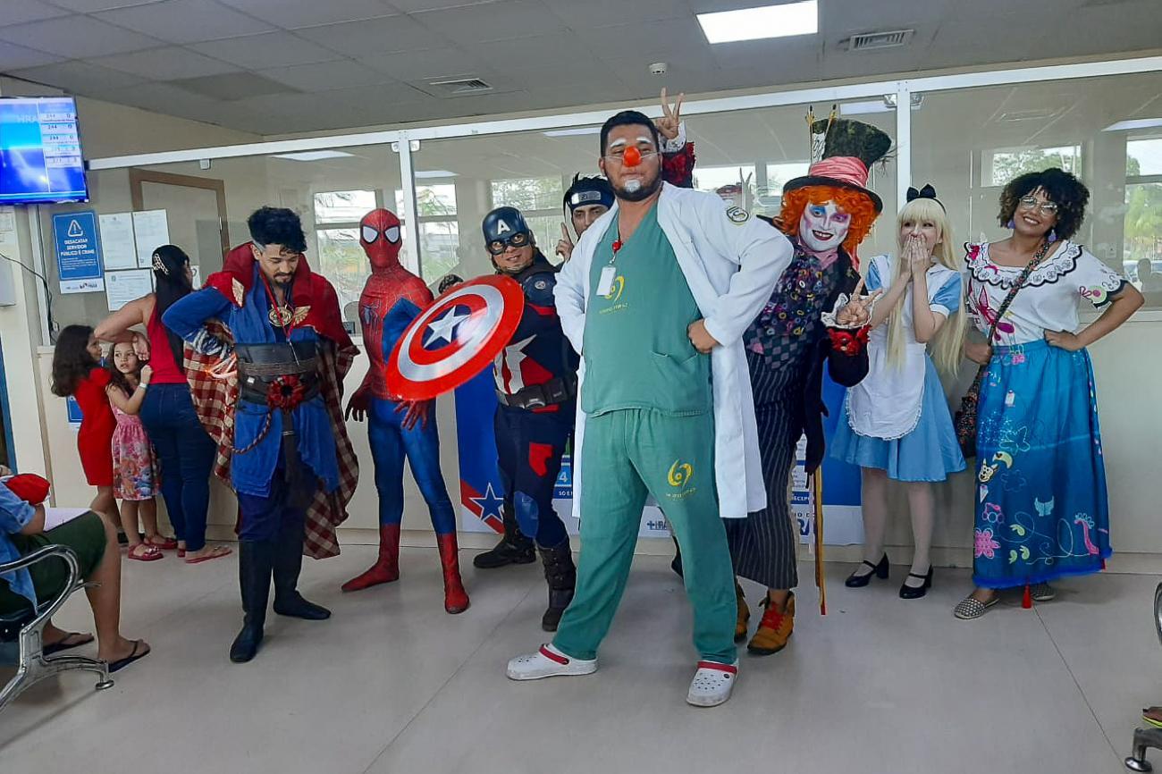 Personagens infantis e super-heróis abrem programação para crianças no Abelardo Santos em icoaraci
