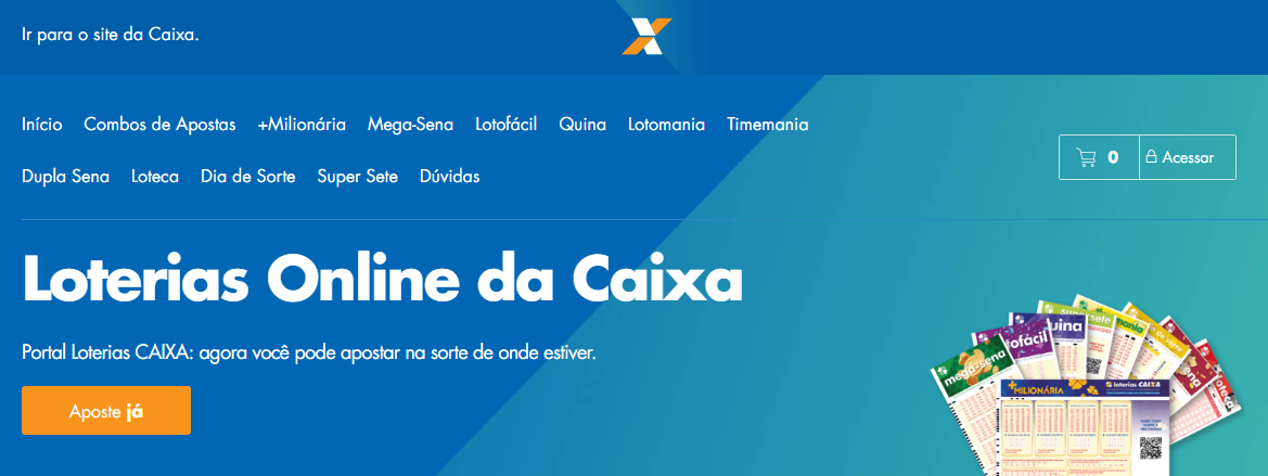 Como jogar online na Mega-Sena e outras loterias da Caixa