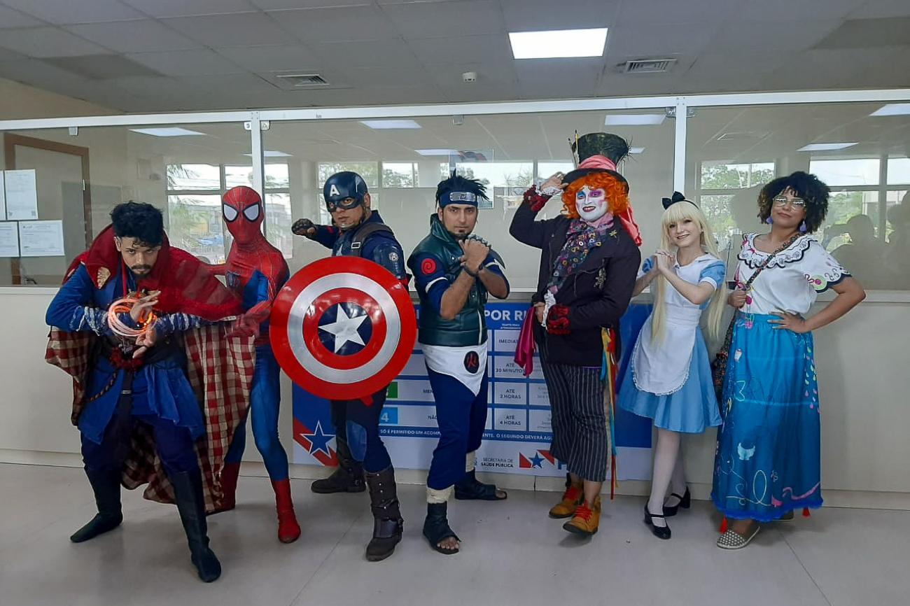 Personagens infantis e super-heróis abrem programação para crianças no Abelardo Santos em icoaraci
