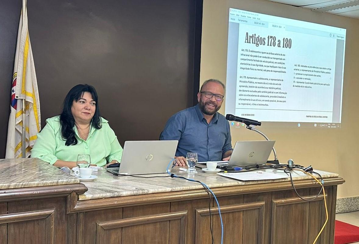 Promotoria ministra palestras para novos agentes de proteção voluntários da infância e da juventude