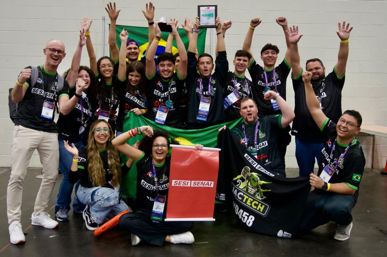 Brasil é campeão no Mundial de Robótica no EUA