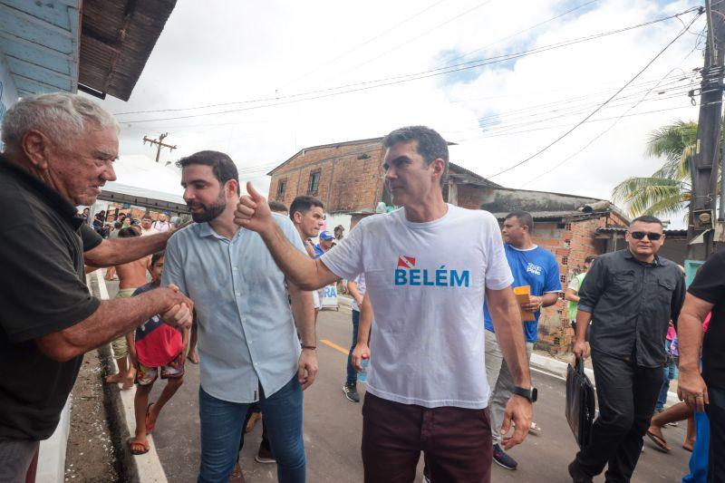 Asfalto chega ao Tapanã: Moradores comemoram vias pavimentadas pelo Governo do Estado
