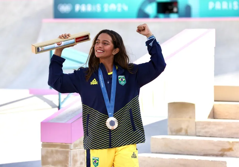 Rayssa Leal e a polêmica do gesto nas Olimpíadas de Paris 2024