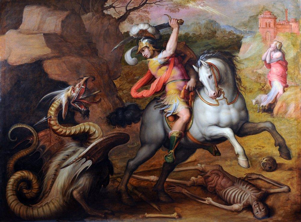 23 de Abril - São Jorge e o Dragão: Uma obra-prima de Giorgio Vasari que encanta gerações