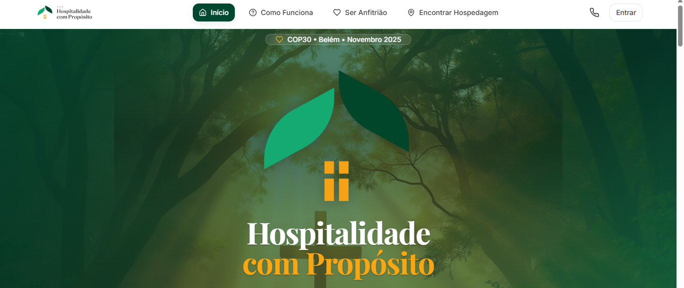 Hospitalidade com Propósito - COP 30